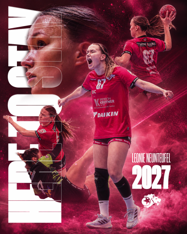 HERE TO STAY. 🦁💙🤍

Wir freuen uns, auch in der Saison 2026/27 auf Leonie Neunteufel zählen zu können! 🔥

Unsere Linksaußen wird künftig noch mehr Verantwortung übernehmen und weiter wichtige Impulse für unser Spiel setzen. 💪

Bevor es wieder mit MGA losgeht, wartet auf Leonie ein ganz besonderes Highlight: Mit dem Jahrgang 2006 der österreichischen Nationalmannschaft geht es zur Weltmeisterschaft nach China! 🇦🇹🌍

Wir sind stolz auf dich und freuen uns auf ein weiteres gemeinsames Jahr. 💙

#mgafivers #handballaustria #womenshandball #handball #mgafamily