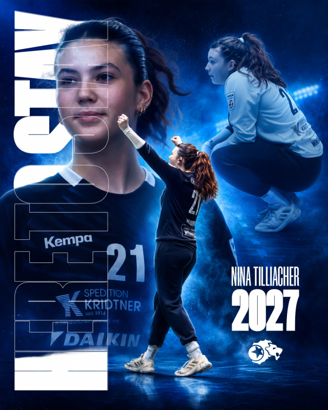 HERE TO STAY. 🦁💙🤍

Auch in der Saison 2026/27 können wir auf Nina Tilliacher zählen! 🧤🔥 Nach einer herausragenden Saison mit zahlreichen wichtigen Paraden und entscheidenden Saves bleibt unsere Nummer 1 ein wichtiger Bestandteil der MGA Family.

Bereit für ein weiteres Jahr mit unserer Mauer zwischen den Pfosten. 💪 #mgafivers #handballaustria #womenshandball #handball #mgafamily