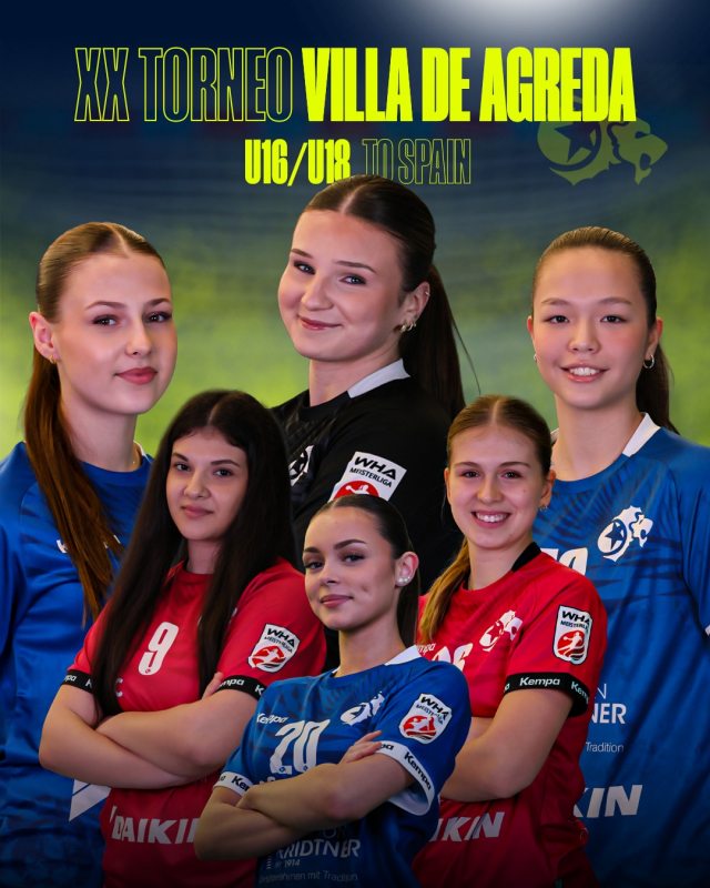 🇪🇸➡️🇦🇹 🦁💙 MGA Fivers international unterwegs!

Unsere U16 & U18 reisen von Donnerstag bis Sonntag nach Ágreda (Spanien), wo eines der größten Nachwuchsturniere des Landes stattfindet. 🌍🔥

🏐 650 Spieler:innen
👥 35 Teams
🇪🇸 Top-Niveau im Jugendhandball

Wir sind stolz, als erstes internationales Team Teil dieses Turniers zu sein! Vamos MGA! 💙🦁 #mgafivers #handballaustria #womenshandball #handball #MGAFamily