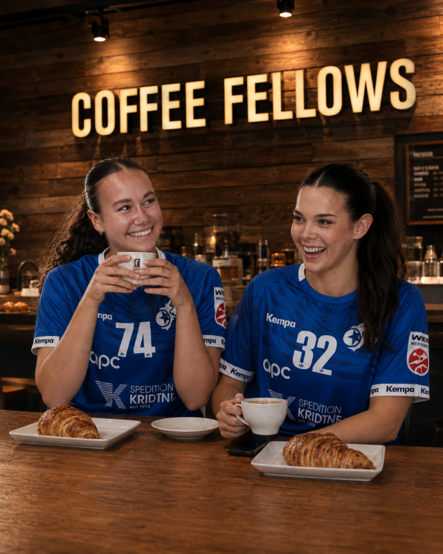 DAS 𝗣𝗘𝗥𝗙𝗘𝗞𝗧𝗘 𝗠𝗔𝗧𝗖𝗛. ☕🤾‍♀️

Der beste Handball, begleitet vom besten Kaffee – die perfekte Kombination. 💙

Ob vor dem Training, nach dem Spiel oder für eine kleine Pause zwischendurch: Coffee Fellows gehört zur MGA-Familie und sorgt für die richtige Energie neben dem Spielfeld.

📍 Wien Icon / Hauptbahnhof
Gertrude-Fröhlich-Sandner-Straße 2, 1100 Wien

📍 Mariahilfer Straße
Mariahilfer Straße 99, 1060 Wien
P
#mgafivers #handballaustria #womenshandball #handball #mgafamily